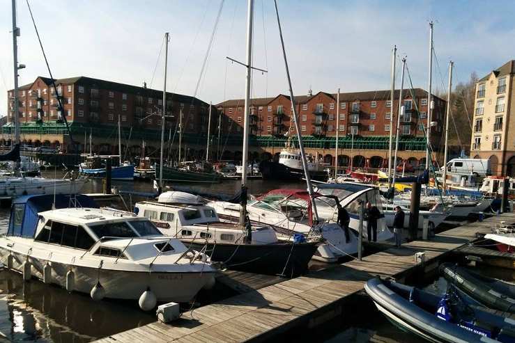 Hadrian's Wall Path in Spring: Quayside